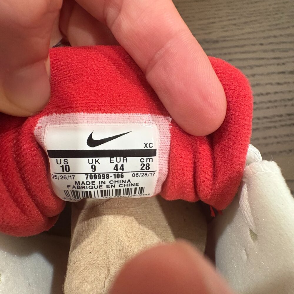 DEADSTOCK - Fire Red Nike Zoom Vapor AJ3 Men's Size: 10 (U.S. Open) - Picture 3 of 15